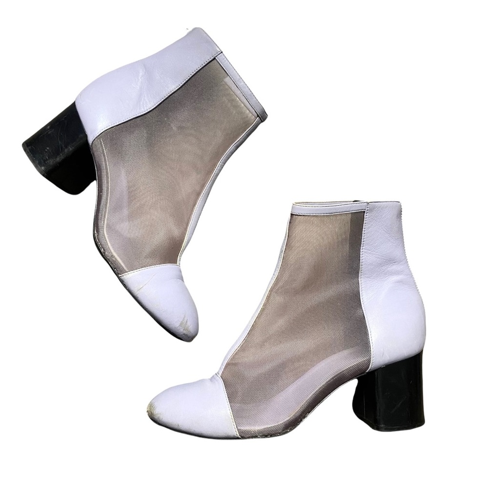 Rag & Bone | Lavendar Mesh Ankle Booties